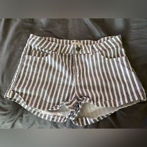 Stripe shorts size 6